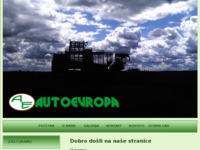 Frontpage screenshot for site: Autoevropa d.o.o. (http://www.autoevropa.hr)