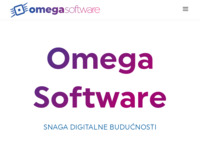 Frontpage screenshot for site: (http://www.omega-software.hr/)