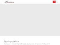 Frontpage screenshot for site: Marana, poduzeće za proizvodnju, trgovinu i usluge (http://www.marana.hr)