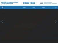 Frontpage screenshot for site: (http://www.cadlab.fsb.hr)