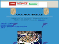 Frontpage screenshot for site: Apartmants (http://members.tripod.com/biograd/POCETAK.html)