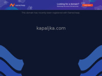 Frontpage screenshot for site: (http://www.kapaljka.com)
