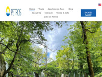 Frontpage screenshot for site: Turistička agencija Petros (http://www.petros.hr/)