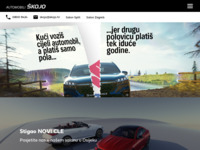 Frontpage screenshot for site: Automobili Škojo (http://www.skojo.hr/)