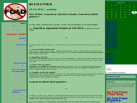 Frontpage screenshot for site: (http://nofoldpoker.blog.hr)