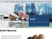 Frontpage screenshot for site: Krediti (http://www.krediti.savjeti.com)