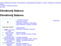 Slika naslovnice sjedišta: Web direktorij (http://www.miracolina.hr/dir)