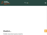 Frontpage screenshot for site: Turistička zajednica Požeško-slavonske županije (http://www.tzzps.hr/)