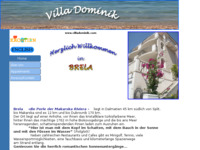 Frontpage screenshot for site: (http://www.villadominik.com)