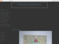 Frontpage screenshot for site: (http://zoricaspaintings.blogspot.com/)