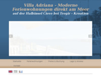 Frontpage screenshot for site: Croatia Vacation (http://ciovo.eu/index.php/de/)