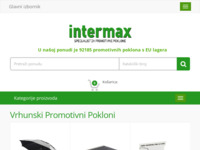 Frontpage screenshot for site: Intermax d.o.o. (http://www.intermax.hr)