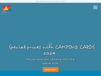 Frontpage screenshot for site: (http://www.campingsplit.com)
