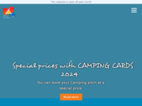 Frontpage screenshot for site: (http://www.campingsplit.com)