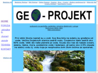 Frontpage screenshot for site: Geo-projekt d.o.o. (http://busenje.pondi.hr/)