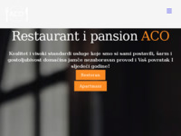 Frontpage screenshot for site: Restaurant i pansion Aco (http://www.aco-rab.hr/)