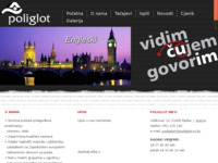 Frontpage screenshot for site: (http://www.poliglot-ri.hr/)