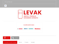 Slika naslovnice sjedišta: Levak :: servis i prodaja (http://www.servisiprodajalevak.hr/)