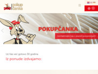 Frontpage screenshot for site: Pokupčanka (http://www.pokupcanka.hr/)