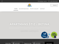 Frontpage screenshot for site: Apartmani Štiz, Betina, otok Murter (http://www.apartmani-stiz.hr)