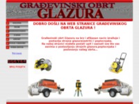 Frontpage screenshot for site: Građevinski obrt Glazura (http://www.glazura-cosic.hr/)
