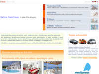 Frontpage screenshot for site: Otok Korčula - Mediterano putnička agencija (http://www.korculaotok.com/)