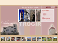 Frontpage screenshot for site: (http://www.rooms-trogir.com/)