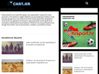 Frontpage screenshot for site: Chat.hr (http://www.chat.hr)