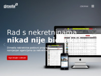 Frontpage screenshot for site: Dimedia nekretnine - software za vođenje nekretnina (http://www.dimedianekretnine.com)