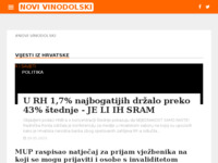 Frontpage screenshot for site: Internet portal - Grad Novi Vinodolski (http://novi-vinodolski.info/)