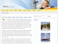 Frontpage screenshot for site: Adria travel (http://www.gulets.travel)