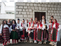 Frontpage screenshot for site: KUD Branimir 888, Muć (http://www.kud-branimir-888-muc.hr/)