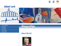 Frontpage screenshot for site: Abel Brčić (http://www.abel-art.net/)