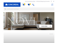 Frontpage screenshot for site: Concordia namještaj d.o.o (http://www.concordia.hr/)