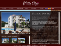 Frontpage screenshot for site: (http://www.villaolga-croatia.com)