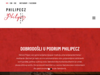 Frontpage screenshot for site: Podrum Filipec (http://bermetfilipec.hr/)