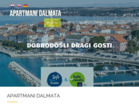 Frontpage screenshot for site: Apartmani Perić Biograd (http://www.apartments-dalmata.com)