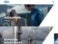 Frontpage screenshot for site: (http://www.intea.hr/)