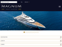 Frontpage screenshot for site: Magnum Nautica, Yacht Charter Croatia (http://www.magnumnautica.com/)