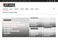 Frontpage screenshot for site: (http://www.progressive.com.hr/)