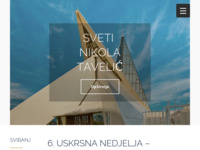 Frontpage screenshot for site: Župa sv. Nikole Tavelića, Rijeka (http://www.svetinikola.hr)