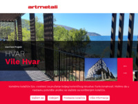 Frontpage screenshot for site: Art metali Košćak (http://www.art-metali.hr)