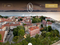Frontpage screenshot for site: (http://www.hotel-bastion.hr)