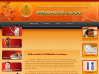 Frontpage screenshot for site: (http://www.poliklinika-medicus2000.com/)