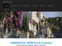 Frontpage screenshot for site: Korčula - apartmani u Korčuli (http://www.korcula.bz)
