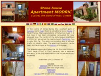 Frontpage screenshot for site: Kuća za iznajmljivanje - Apartman Modrić (http://www.sucuraj.com/apartment-modric/)