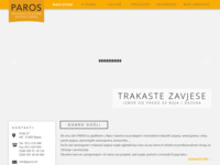 Frontpage screenshot for site: Paros - za ugodnost vaših prostora (http://www.paros.hr)