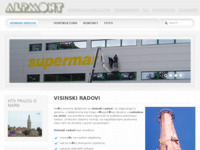 Frontpage screenshot for site: Alpmont visinski radovi (http://www.alpmont.hr)