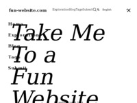 Frontpage screenshot for site: (http://www.fun-website.com)