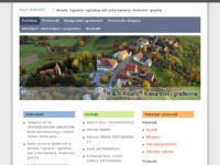 Frontpage screenshot for site: Klesarstvo R&R Ribarić (http://www.rr-ribaric.hr/)